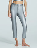 Faux Leather Five Pocket Pant