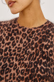 Sofia Sweater in Brown Nala, detail