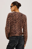 Sofia Sweater in Brown Nala, back view