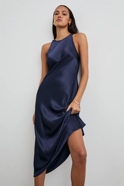 Solene Dress - Navy