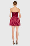 Lucienne Skort Romper - Wine