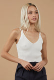 Cara Double Strap Cami - White