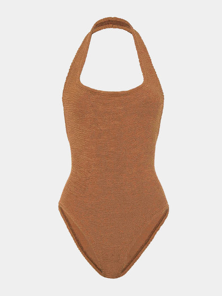Sandy One Piece - Metallic Cocoa
