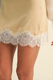 Honey Lace Mini Skirt