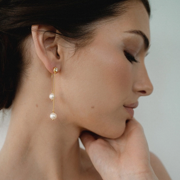 Remi Pearl Drop Earrings