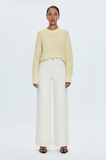 Lana High Rise Pant - Ecru