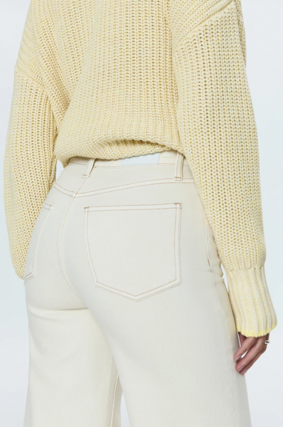 Lana High Rise Pant - Ecru