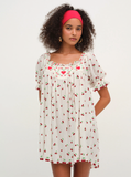 Beaded Cherries Slip Dress