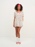 Beaded Cherries Slip Dress