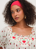 Beaded Cherries Slip Dress