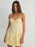 Kate Mini Dress - Yellow