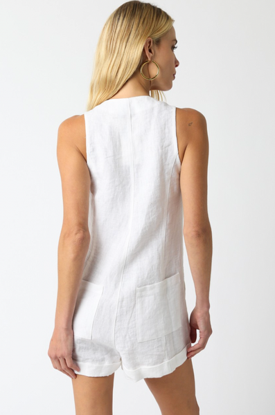 Scarlett Romper - White