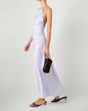 Halter Tie Neck Maxi Dress