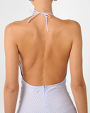 Halter Tie Neck Maxi Dress