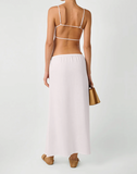 High Straight Neck Top