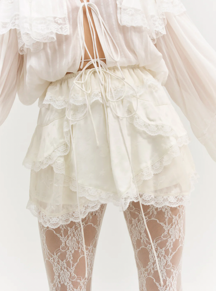 Jeanne Jacquard Mini Skirt