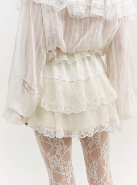 Jeanne Jacquard Mini Skirt