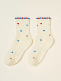 Patriotic Hearts Pilates Socks