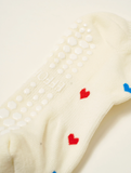 Patriotic Hearts Pilates Socks