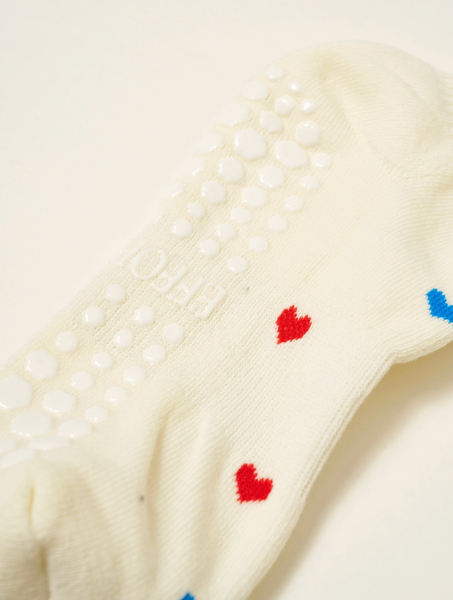 Patriotic Hearts Pilates Socks