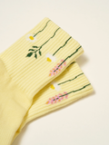 Flower Stems Pilates Socks