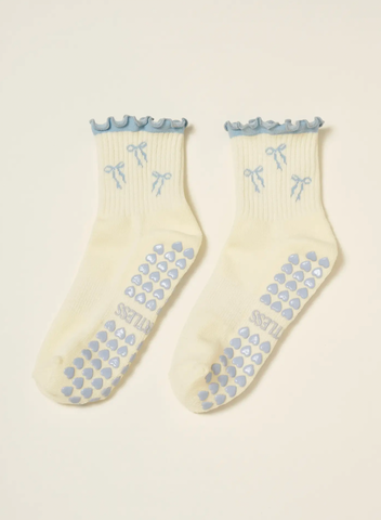 Bow Ruffles Pilates Socks