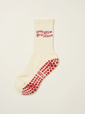 Pretty Girls Pilates Sock