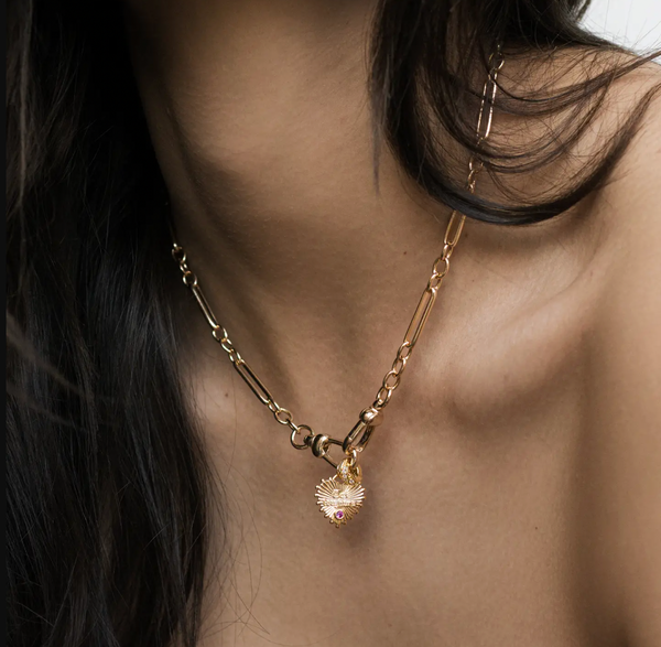 Esme French Heart Charm