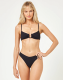 Peyton Top - Ribbed Black