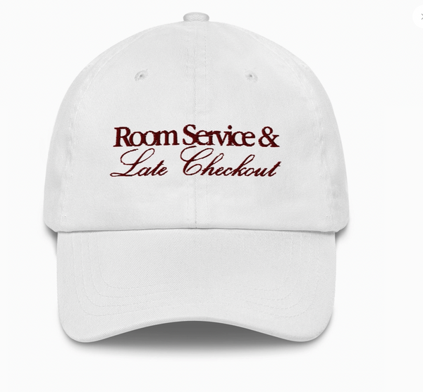 Room Service Late Checkout Dad Hat