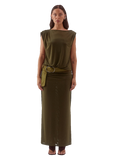 Selen Dress in Olive