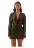 Selen Dress in Olive