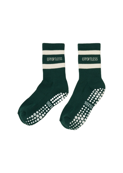 Signature Grip Sock pair in forest green