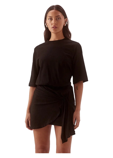 Sohvi Tee Dress in Black
