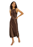Solene Dress in espresso