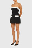 Lucienne Skort Romper - Black