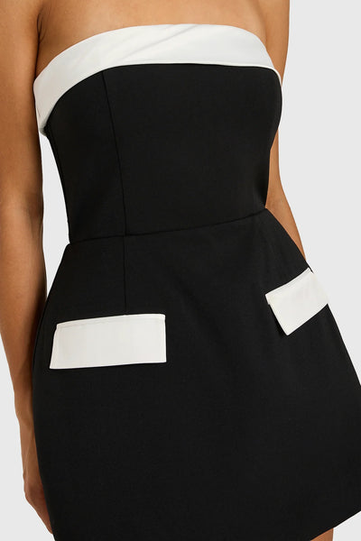 Lucienne Skort Romper - Black