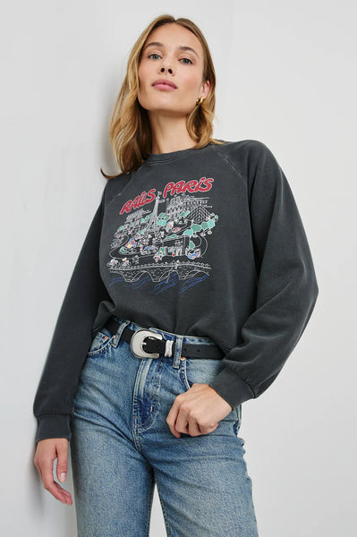 Vintage Raglan Paris Sweater