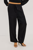 Virgo Pant in Black, waist detail
