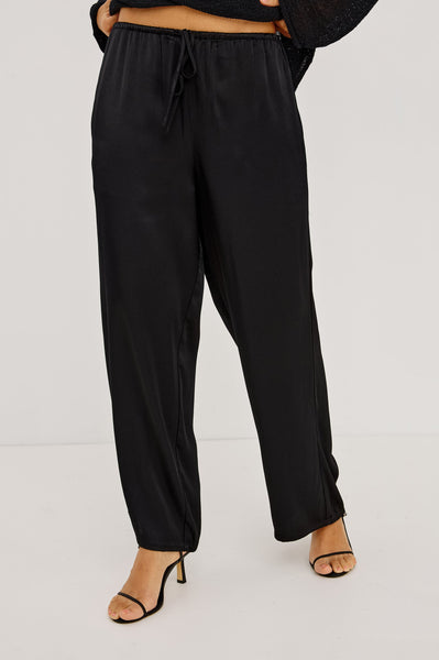 Virgo Pant in Black, side view