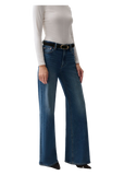 Vivian Mid Rise Wide Leg in Blue Depths