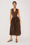 Winnie Dress in Espresso - full body