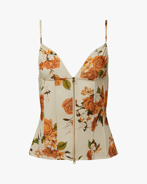 Zip Front Corset
