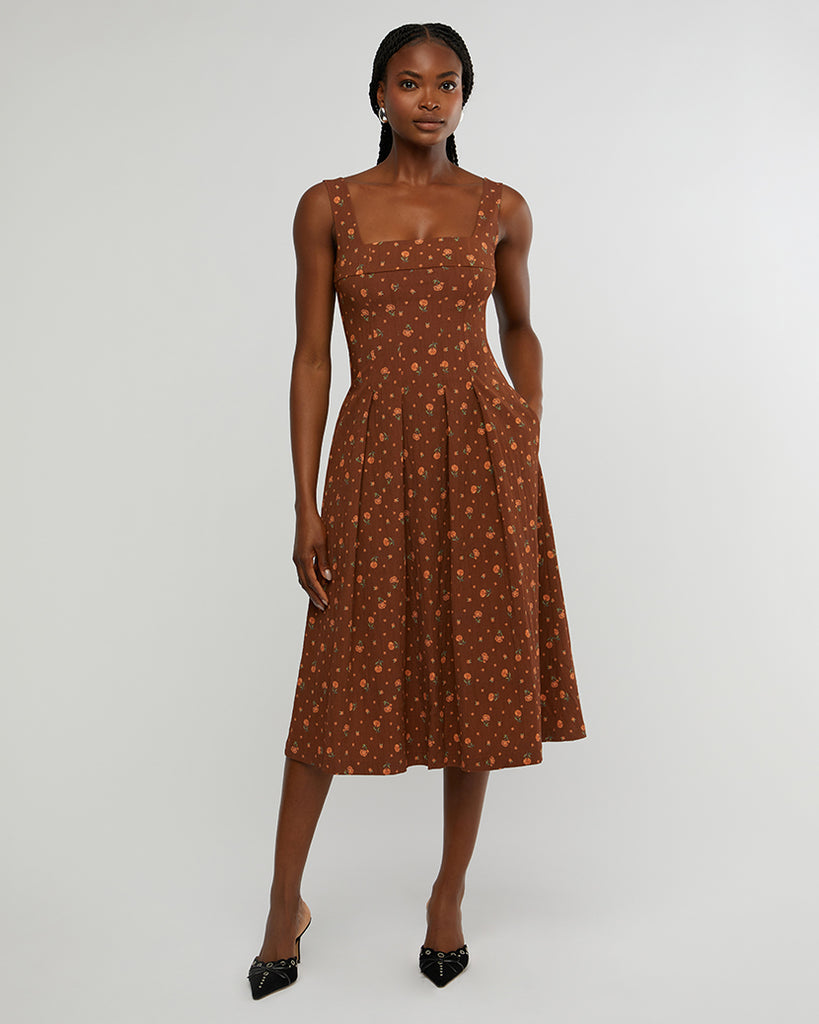 we wore what corset midi dress Halter Corset Midi Dress