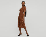 Corset Pleated Midi Dress (PRE-ORDER)