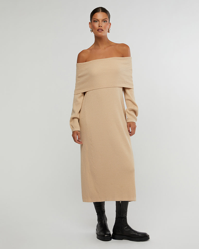 WeWoreWhat Off Shoulder Sweater Dress | VIDA MOULIN WeWoreWhat Off Shoulder Sweater Dress | VIDA MOULIN