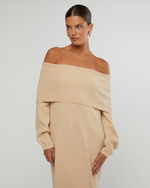 Off Shoulder Sweater Dress