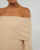 Off Shoulder Sweater Dress