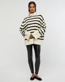 Striped Turtle Neck Sweater