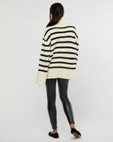 Striped Turtle Neck Sweater